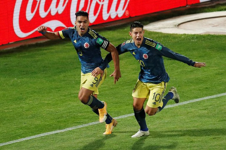 Chile 2 - Colombia 2 (Fecha 2, eliminatorias Qatar 2022)