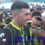 Cristian Fernández "Es mi primer gol de cabeza" Cristian Fernández «Es mi primer gol de cabeza»