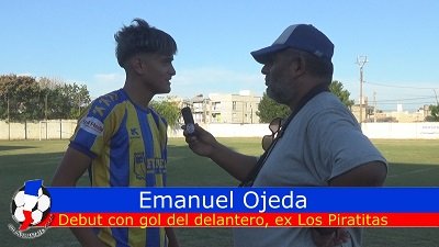 Emanuel Ojeda, debutó como titular y pagó con un gol en Guadalupe