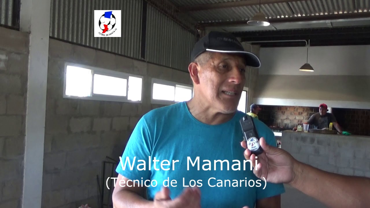 Walter Mamani, técnico de Los Canarios 2020