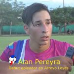 Alan Pereyra, marcó su primer gol en la Primera de Arroyo Leyes