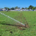 Belgrano avanza en su nuevo sistema de riego para la cancha