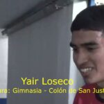 Yair Loseco, figura Gimnasia - Colón de San Justo, 5ta División