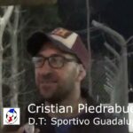 Cristian Piedrabuena, analizó el empate de Guadalupe ante La Perla del Oeste