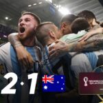 Argentina 2 - Australia 1. Resumen del partido