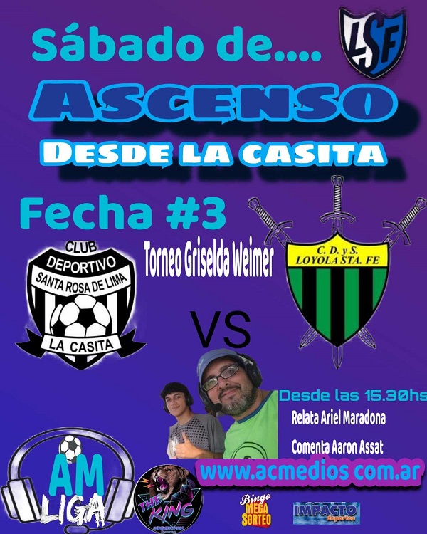 Designaciones arbitrales, fecha 3 Apertura Griselda Weimer