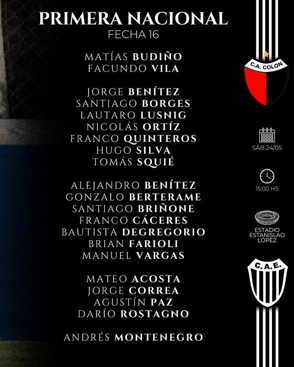 La previa de Colón - Estudiantes de Caseros