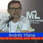 Conferencia Andrés Yllana, luego del triunfo ante Talleres de Escalada Portada conferencia Yllana vs Ta