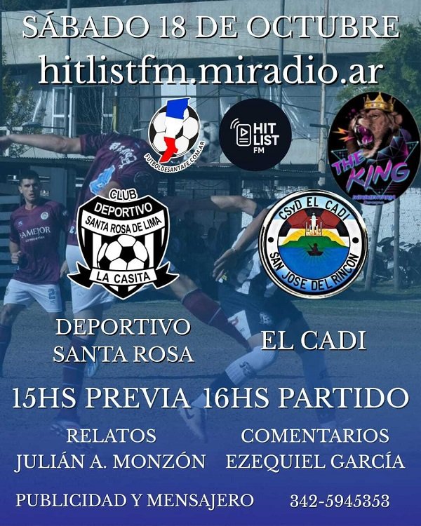 La previa de Deportivo Santa Rosa - El Cadi