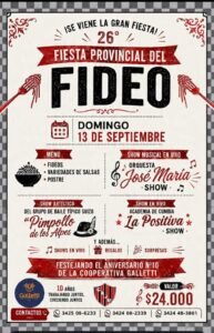 fiesta del fideo